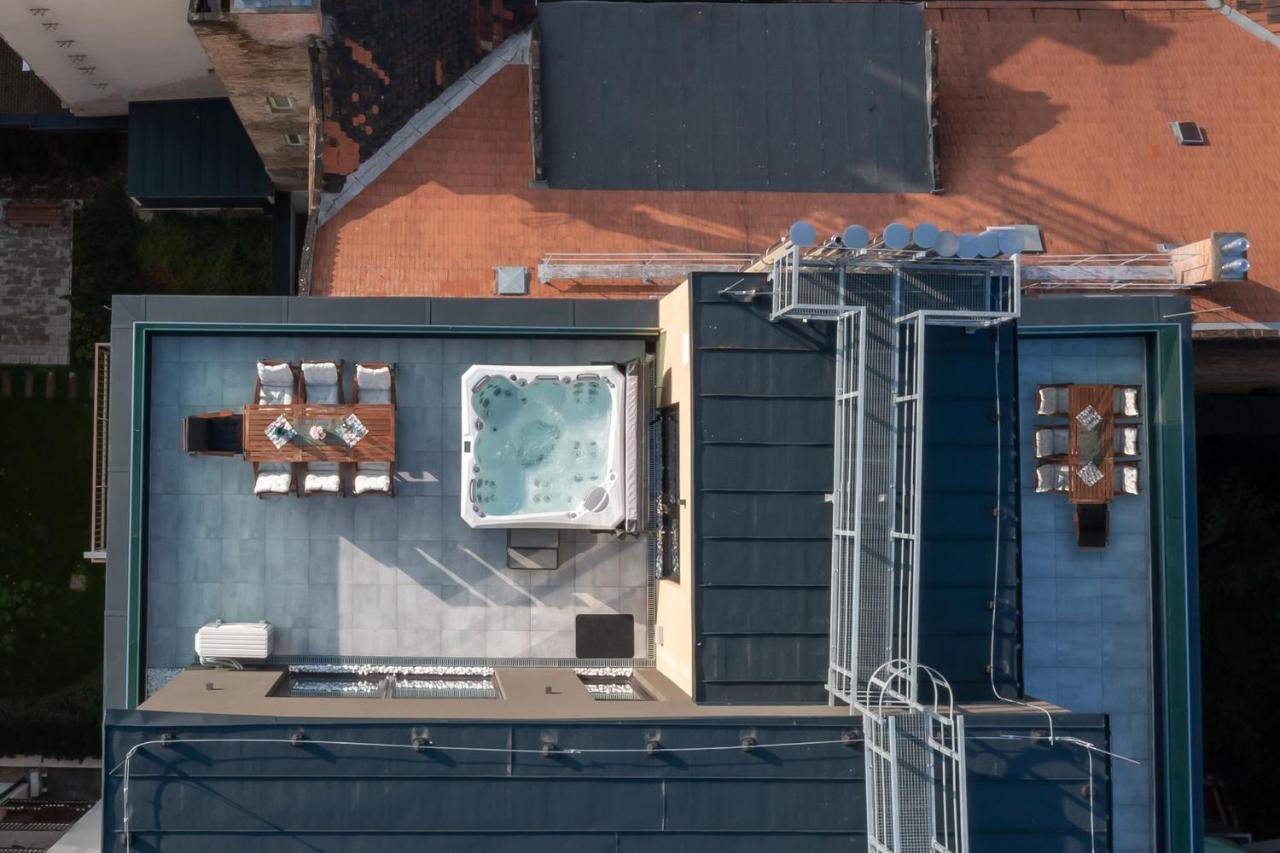 ブダペストCentropolitan Penthouse #Jacuzzi #Freeparkingアパートメント エクステリア 写真