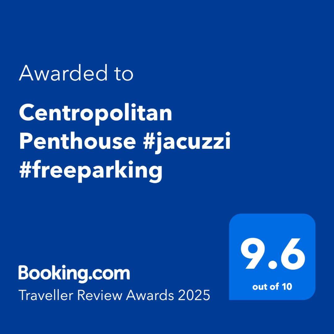ブダペストCentropolitan Penthouse #Jacuzzi #Freeparkingアパートメント エクステリア 写真